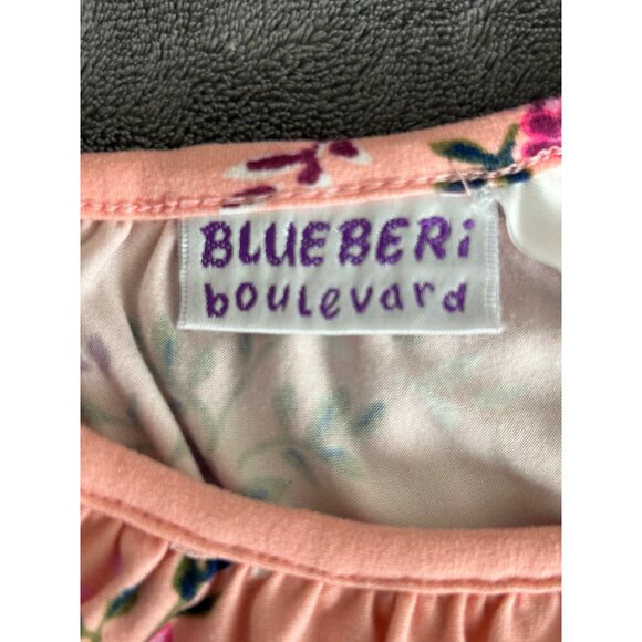 Flower pattern Top 18M Blue Beri boulevard - Picture 3 of 4